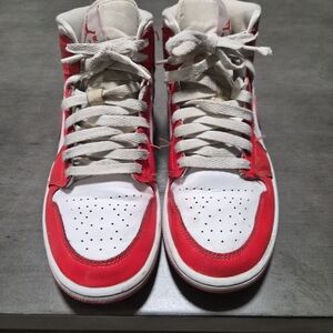 Nike Red and White Women's Sneakers
